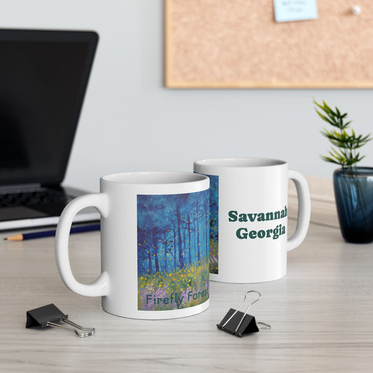 FireFly Forest Coffee Mug - SAVANNAH, GEORGIA  11oz