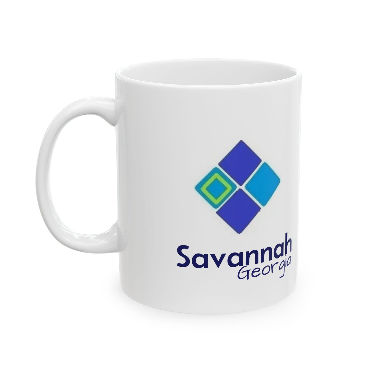 SAVANNAH ART MOSAIC COFFEE MUG-11 OZ