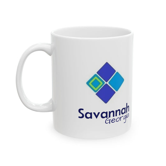 SAVANNAH ART MOSAIC COFFEE MUG-11 OZ